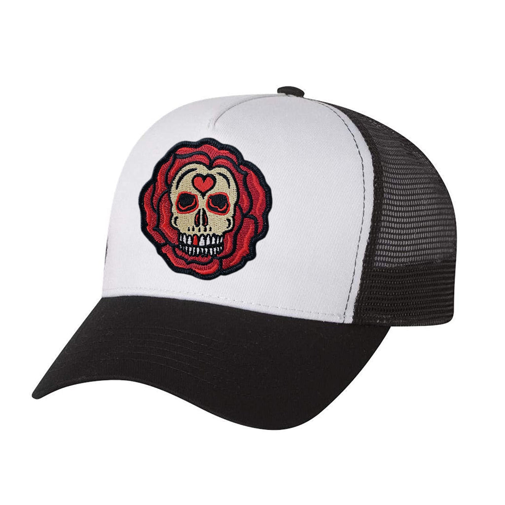 Skull Trucker Hat | Skull Hats | Skull Snapback hats | Jamey Green