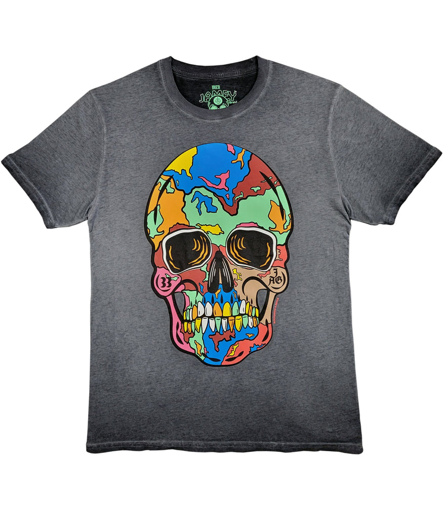 Cracked Skull Burnout T-shirt