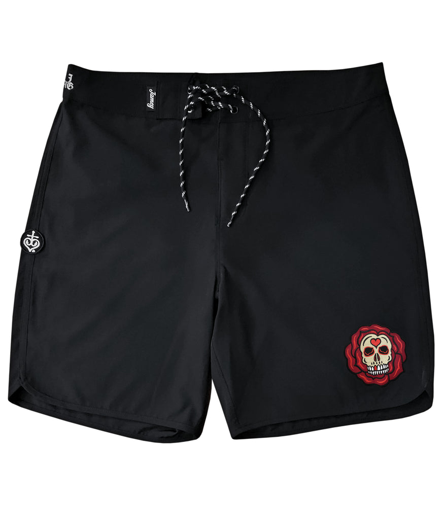 skull board shorts