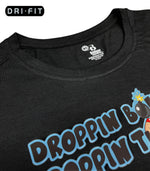 Droppin Bombs Droppin Thongs Dri-Fit T-shirt Black Poly/Cotton