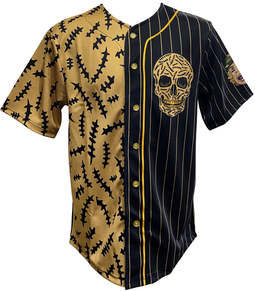 skull baseball jersey