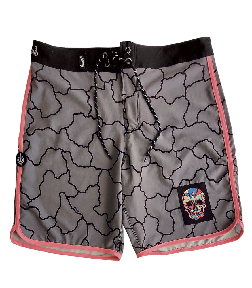 Crack Skull Boardshorts Style 3