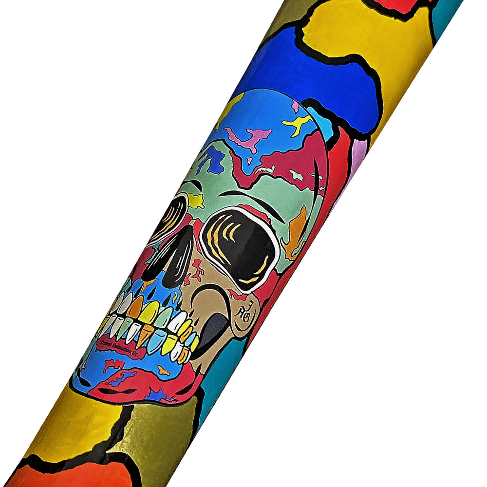 Crack Skull Baseball Bat 3