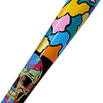 skull baseball bat