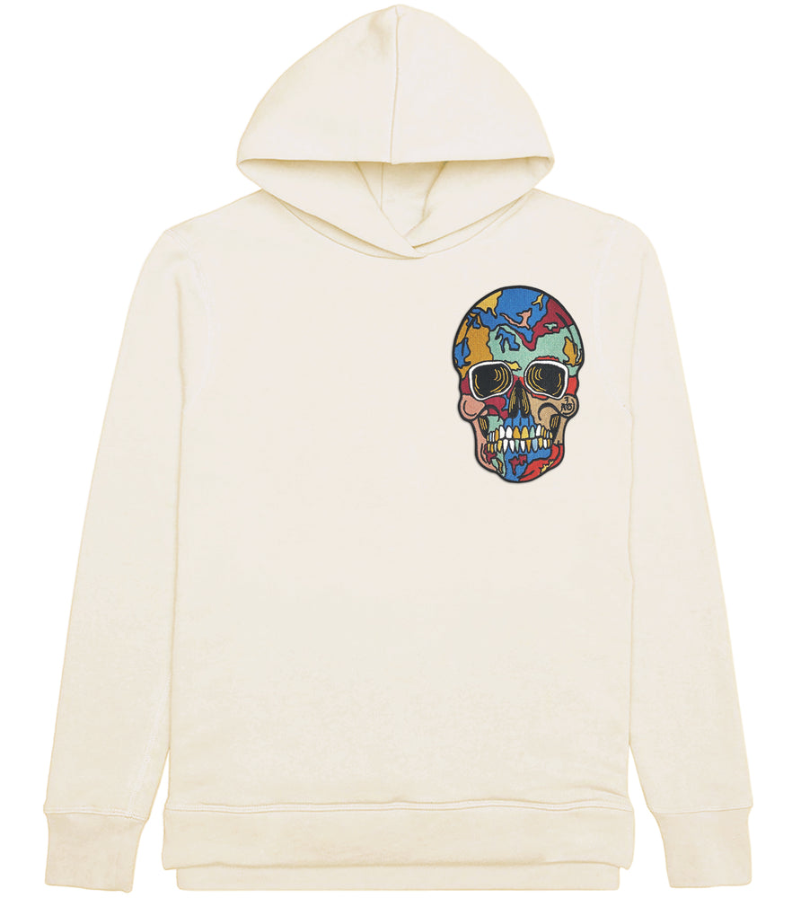 Crack Skull Designer Off White Hoodie With Patch