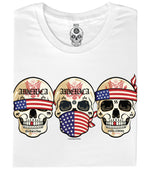 USA shirts skull