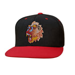 Baboon Snapback Hat Red & Black