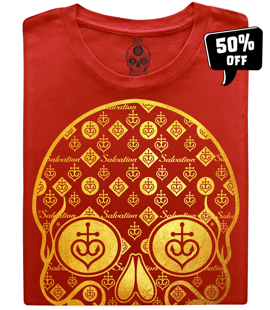 Gold Skull T-shirt Shiny - 2 colors