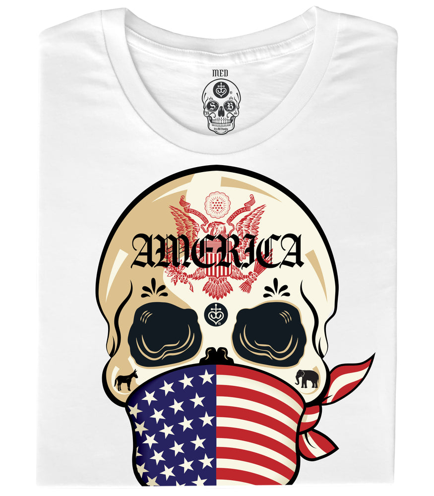 USA shirts skull