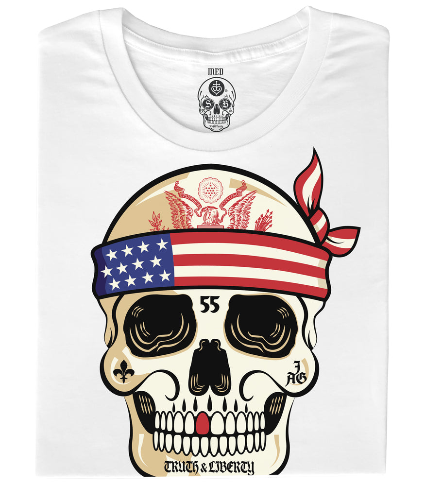 United States shirt skull